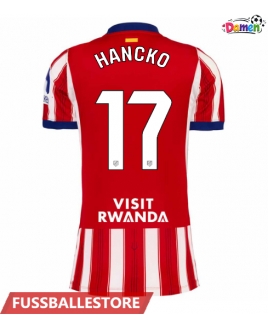 Günstige Atletico Madrid David Hancko #17 Heimtrikot Damen 2026-27 Kurzarm